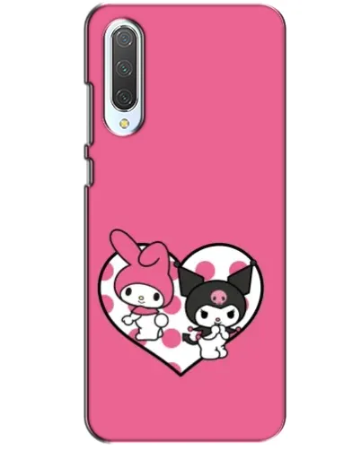 Чохол для Xiaomi CC9 з картинкою «Kuromi та My Melody»