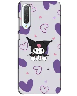 Чохол для Xiaomi CC9 з картинкою «Kuromi та лавандові серця»