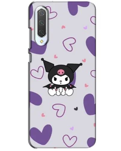 Чохол для Xiaomi CC9 з картинкою «Kuromi та лавандові серця»