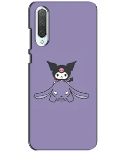 Чохол для Xiaomi CC9 з картинкою «Kuromi на ліловому фоні»