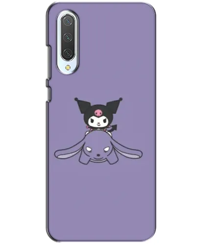 Чохол для Xiaomi CC9 з картинкою «Kuromi на ліловому фоні»