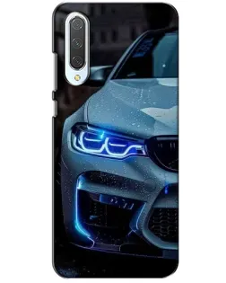 Чохол для Xiaomi CC9 з картинкою «Погляд BMW з синіми фарами»