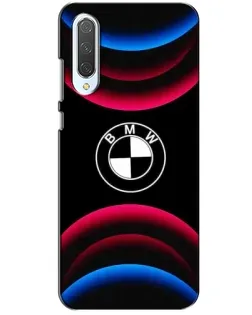 Чохол для Xiaomi CC9 з картинкою «Логотип BMW та неонові дуги»