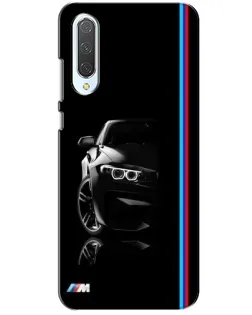 Чохол для Xiaomi CC9 з картинкою «Силует BMW в темряві»