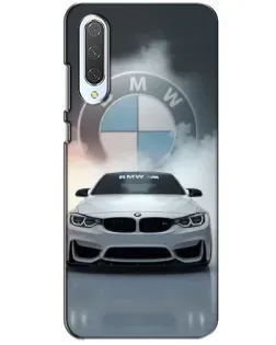 Чехол для Xiaomi CC9 с картинкой «BMW в белом дыму»