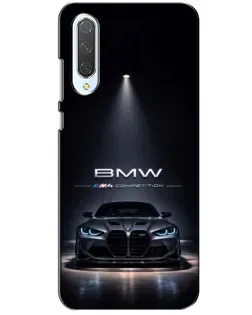 Чехол для Xiaomi CC9 с картинкой «BMW сквозь ночной город»