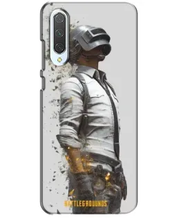 Чехол для Xiaomi CC9 с картинкой «PUBG — боец в пыли»