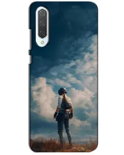 Чехол для Xiaomi CC9 с картинкой «Герой PUBG на скале»