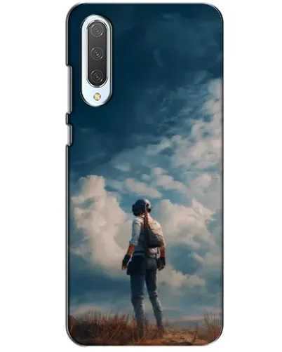 Чехол для Xiaomi CC9 с картинкой «Герой PUBG на скале»