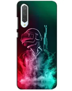 Чехол для Xiaomi CC9 с картинкой «PUBG — огненный воин»