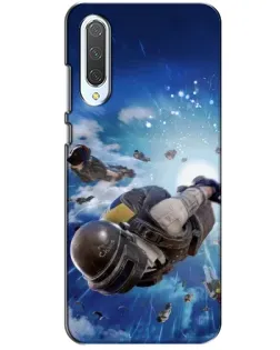 Чехол для Xiaomi CC9 с картинкой «Десант PUBG — прыжок»