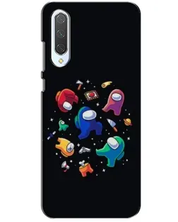Чехол для Xiaomi CC9 с картинкой «Among Us космос»