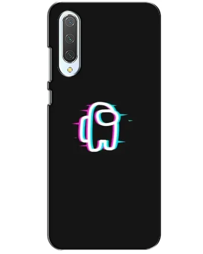 Чехол для Xiaomi CC9 с картинкой «Among Us неон»