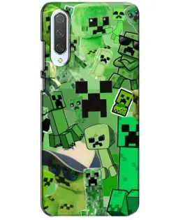 Чехол для Xiaomi CC9 с картинкой «Криперы Minecraft» Чехол для Xiaomi CC9 с картинкой «Криперы Minecraft»