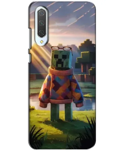 Чехол для Xiaomi CC9 с картинкой «Крипер в свитере»