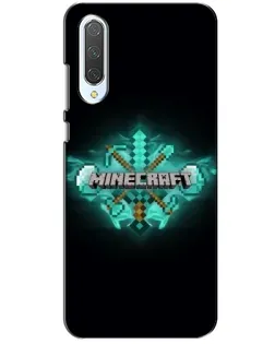 Чехол для Xiaomi CC9 с картинкой «Minecraft Diamond лого»