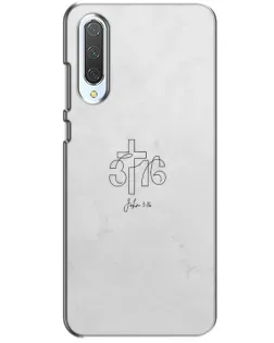 Чехол для Xiaomi CC9 с картинкой «Иоанна 3:16 Крест» Чехол для Xiaomi CC9 с картинкой «Иоанна 3:16 Крест»