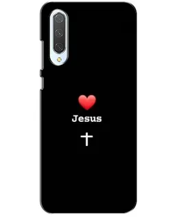 Чехол для Xiaomi CC9 с картинкой «Сердце - Jesus» Чехол для Xiaomi CC9 с картинкой «Сердце - Jesus»