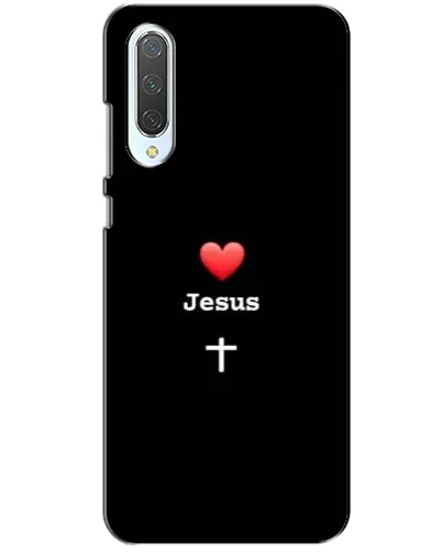 Чехол для Xiaomi CC9 с картинкой «Сердце - Jesus»