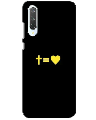 Чехол для Xiaomi CC9 с картинкой «Сердце и Крест»