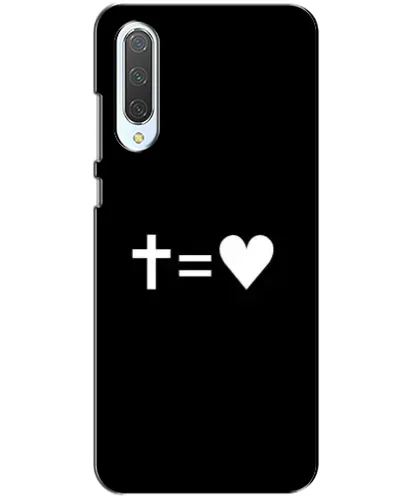 Чехол для Xiaomi CC9 с картинкой «Крест и Сердце»
