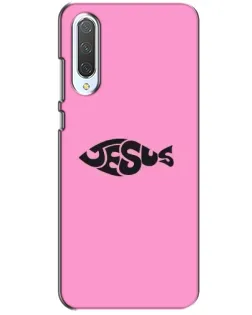 Чехол для Xiaomi CC9 с картинкой «Розовый символ  Jesus»