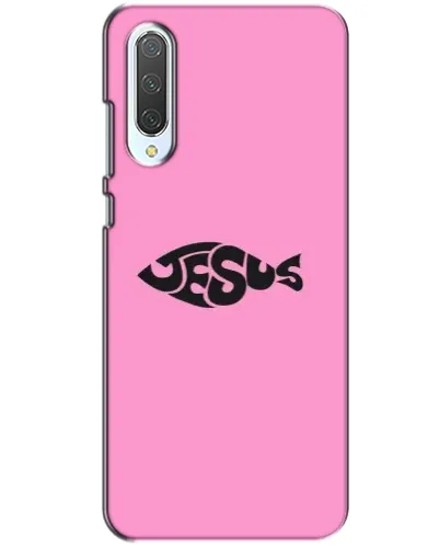 Чехол для Xiaomi CC9 с картинкой «Розовый символ  Jesus»