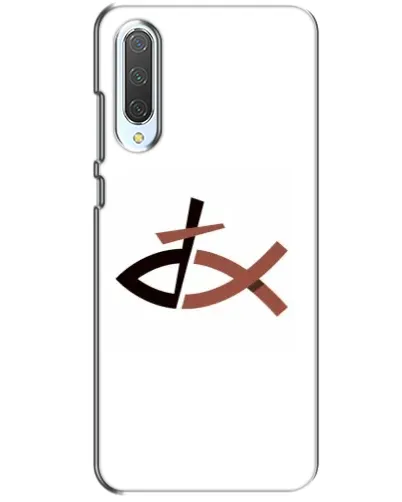 Чехол для Xiaomi CC9 с картинкой «Рыба и крест»