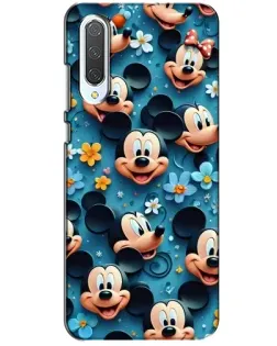Чохол для Xiaomi CC9 з картинкою «Паттерн Міккі та Мінні»