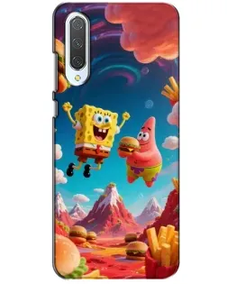 Чехол для Xiaomi CC9 с картинкой «Космический фастфуд»
