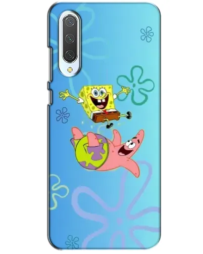 Чехол для Xiaomi CC9 с картинкой «Спанч Боб и Патрик»
