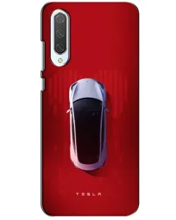 Чехол для Xiaomi CC9 с картинкой «Tesla Top View»