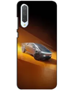 Чехол для Xiaomi CC9 с картинкой «Cybertruck в пустыне»