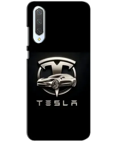 Чехол для Xiaomi CC9 с картинкой «Tesla — серебристое авто» Чехол для Xiaomi CC9 с картинкой «Tesla — серебристое авто»