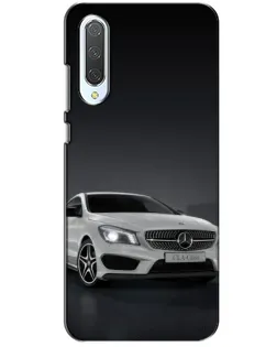 Чехол для Xiaomi CC9 с картинкой «Mercedes AMG GT Silver»