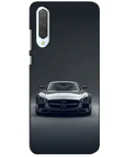 Чехол для Xiaomi CC9 с картинкой «Mercedes на черном»