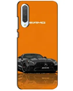Чехол для Xiaomi CC9 с картинкой «Оранжевый Mercedes AMG»