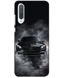 Чехол для Xiaomi CC9 с картинкой «Mercedes в дыму»