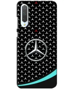 Чехол для Xiaomi CC9 с картинкой «Mercedes — бирюзовый акцент»