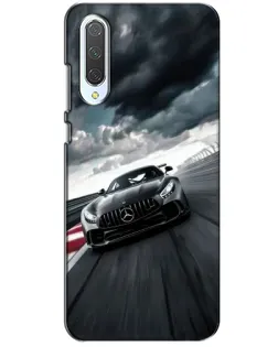 Чехол для Xiaomi CC9 с картинкой «Гоночный Mercedes AMG»