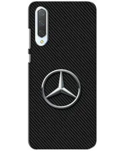 Чехол для Xiaomi CC9 с картинкой «Карбоновый Mercedes стиль»