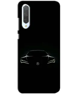 Чехол для Xiaomi CC9 с картинкой «Mercedes — силуэт авто»