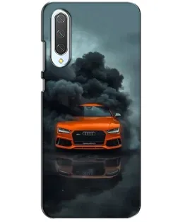 Чохол для Xiaomi CC9 з картинкою «Audi у хмарах диму»