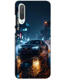 Чохол для Xiaomi CC9 з картинкою «Нічне місто та Audi»