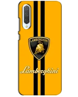 Чохол для Xiaomi CC9 з картинкою «Lamborghini Stripe жовтий»