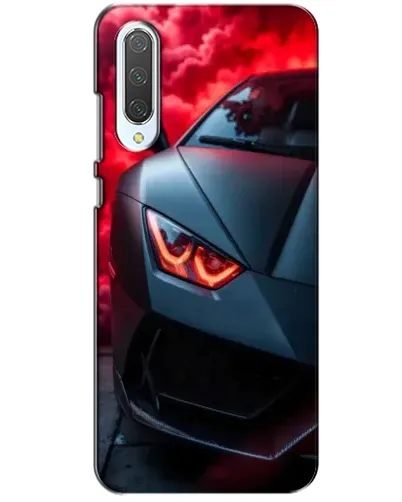 Чехол для Xiaomi CC9 с картинкой «Lamborghini красное сияние»