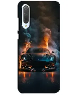 Чехол для Xiaomi CC9 с картинкой «Lamborghini дымная эстетика»