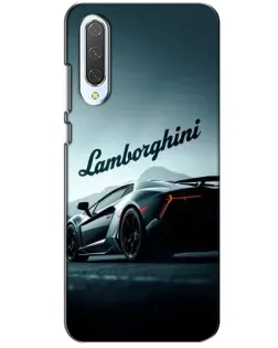 Чехол для Xiaomi CC9 с картинкой «Классическая надпись Lamborghini»