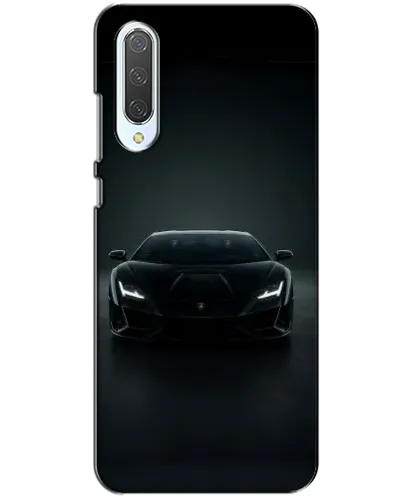 Чехол для Xiaomi CC9 с картинкой «Черный Lamborghini Aventador»