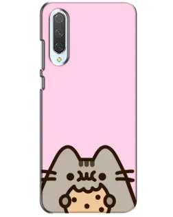 Чохол для Xiaomi CC9 з картинкою «Pusheen та печиво»